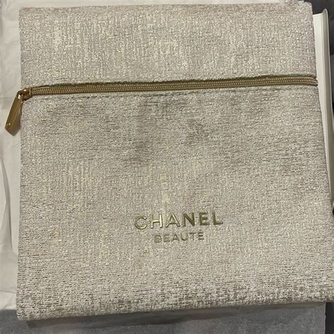 chanel makeup pouch 2023|chanel gift with purchase.